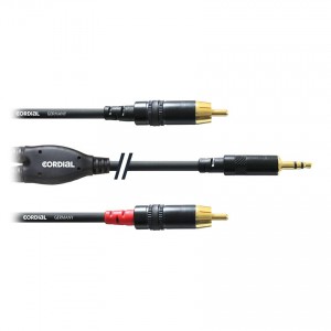 Cable de Audio Cordial CFY 3 WCC (Minijack/M Stereo-2 RCA/M) detail