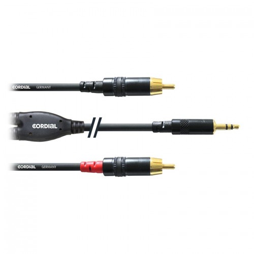 Cable de Audio Cordial CFY 3 WCC (Minijack/M Stereo-2 RCA/M) detail