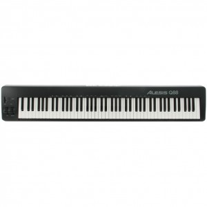 Teclado Controlador MIDI USB 88 Teclas Alesis Q88 angle 2