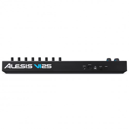  Teclado Controlador MIDI USB 25 Teclas Alesis VI25 rear