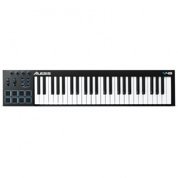  Teclado Controlador MIDI USB 49 Teclas Alesis V49 top