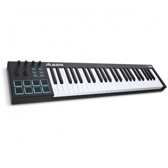  Teclado Controlador MIDI USB 49 Teclas Alesis V49 angle2
