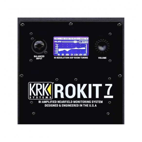  Monitor de Estudio Activo KRK Rokit RP7 G4 rear-panel