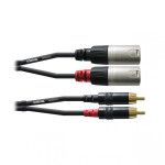 Cordial CFU 1,5 MC (2 RCA/M-2 XLR/M)