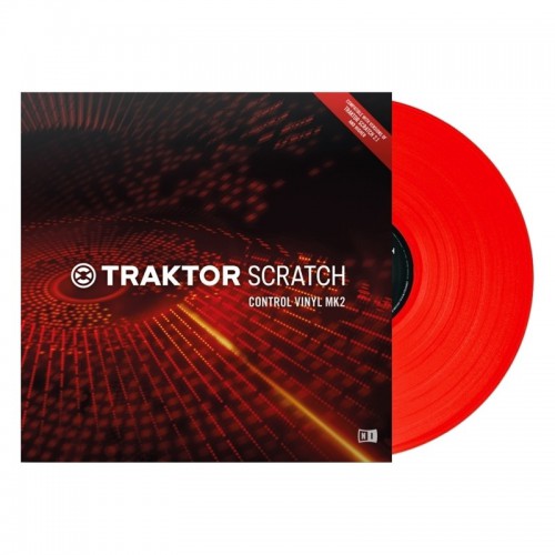 Vinilo de control Native Instruments Traktor Scratch Control Vinyl MK2 (Red)