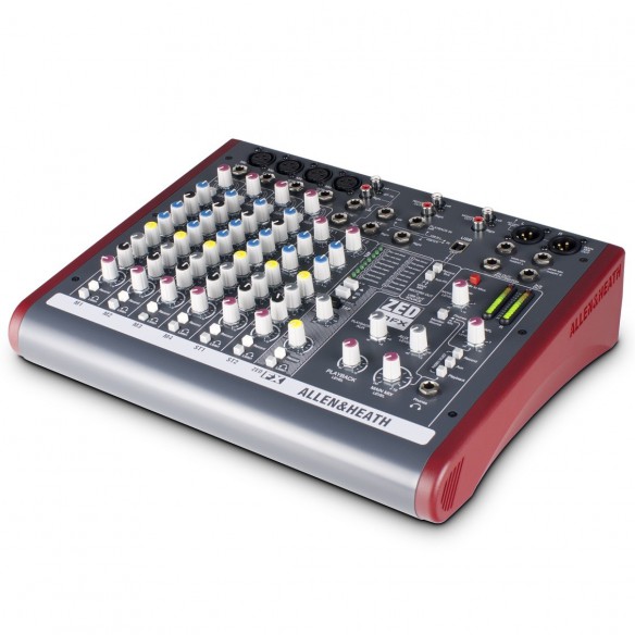 Mezclador 9 Canales Allen & Heath ZED-10 FX angle