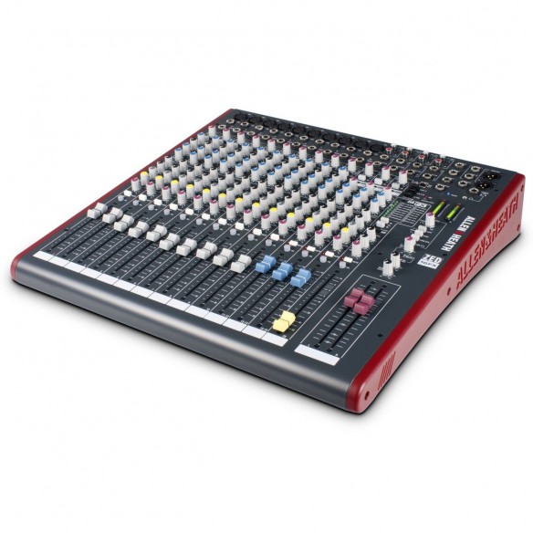Mezclador Estudio/Directo 13 Canales Allen Heath ZED-16 FX angle