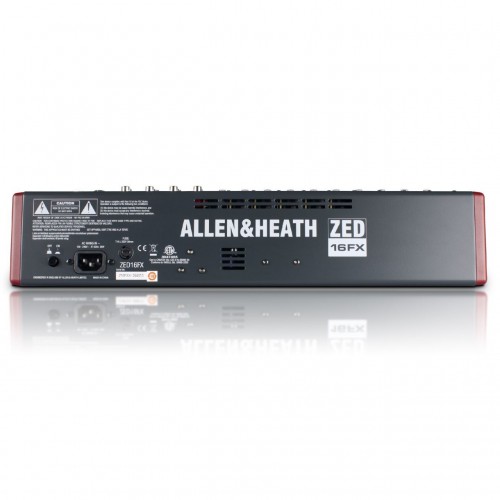  Mezclador Estudio/Directo 13 Canales Allen Heath ZED-16 FX rear