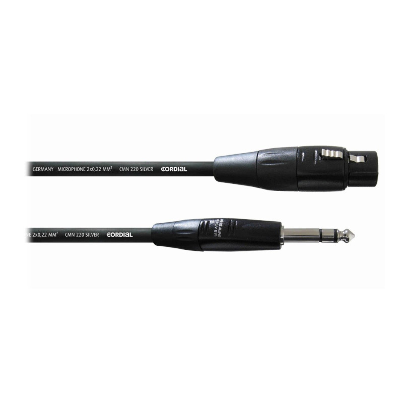 Cordial CIM 3 FV (Jack/M Stereo-XLR/H)