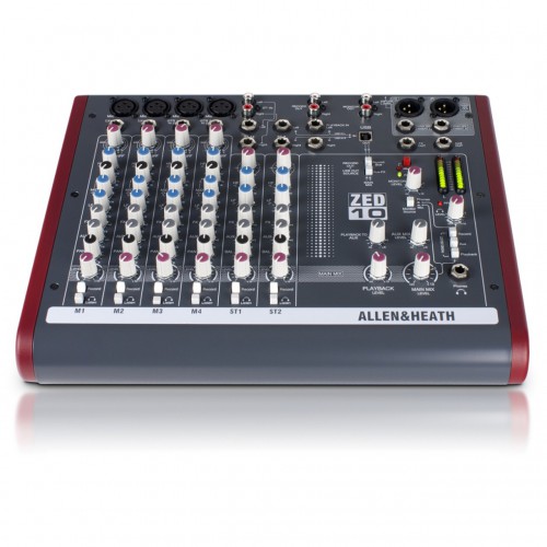  Mezclador Estudio/Directo 6 Canales Allen Heath ZED-10 perspective