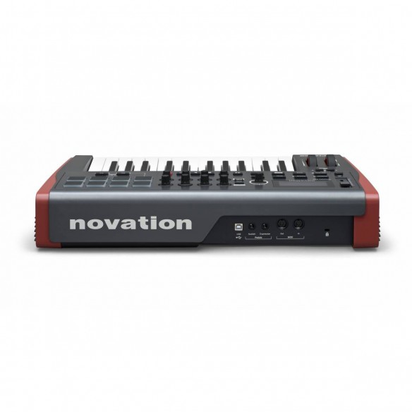  Teclado Controlador MIDI USB 25 Teclas Novation Impulse 25 rear