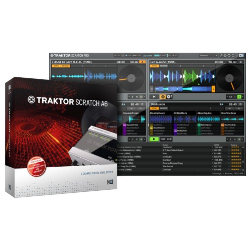 Sistema DJ Codigo de Tiempo Native Instruments Traktor Scratch A6 box