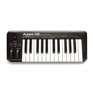 Teclado Controlador MIDI USB 25 Teclas Alesis Q25 angle 2