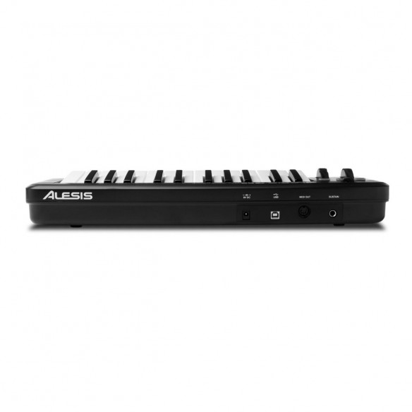  Teclado Controlador MIDI USB 25 Teclas Alesis Q25 rear