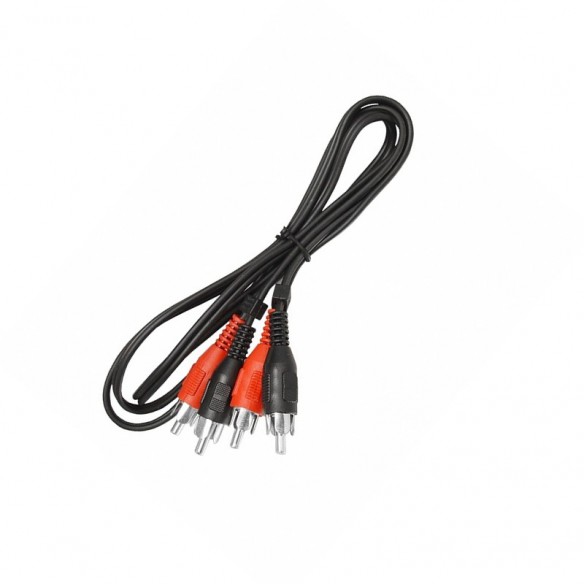 Cable de Audio Avalva 2RM-2RM 1 EC 1026 (2 RCA/M-2 RCA/M)