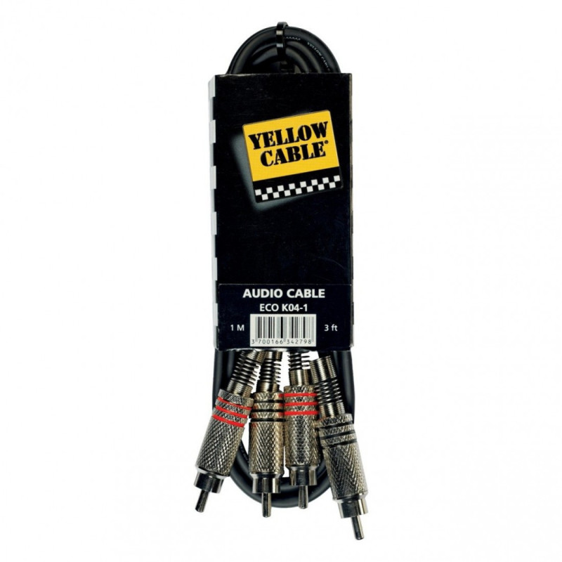 Yellow Cable ECO K04-1 (2 RCA/M-2 RCA/M)