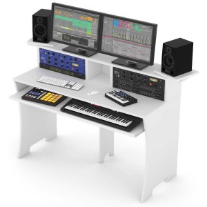 Complemento Estudio Mueble Glorious Workbench White angle 2