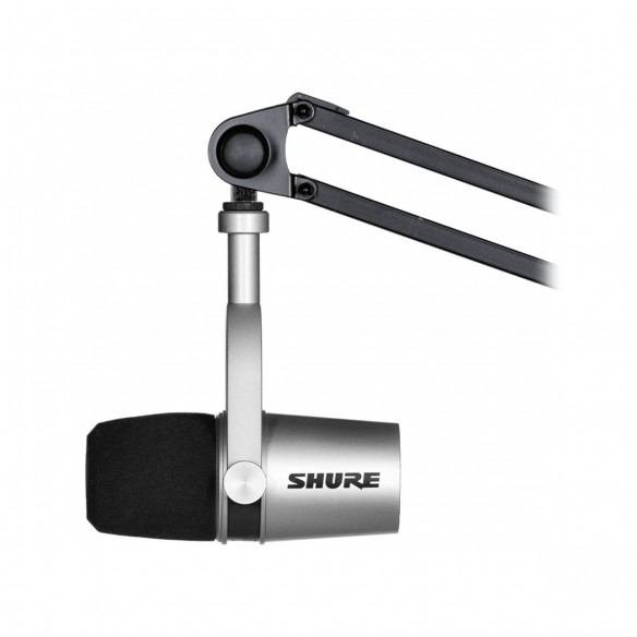 Micrófono Dinámico Shure MV7-S stand-detail