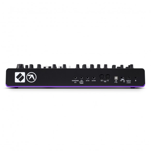 Sintetizador con Teclado Novation AFX Station rear