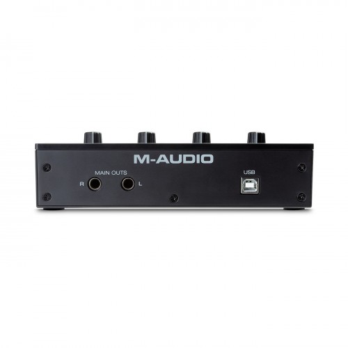 Interface Audio por USB M-Audio M-Track Duo rear