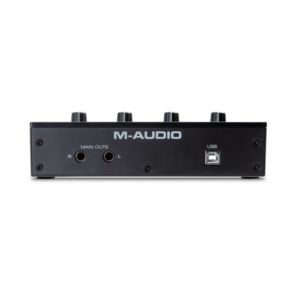 Interface Audio por USB M-Audio M-Track Duo rear