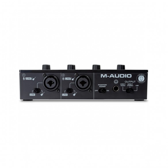Interface Audio por USB M-Audio M-Track Duo front