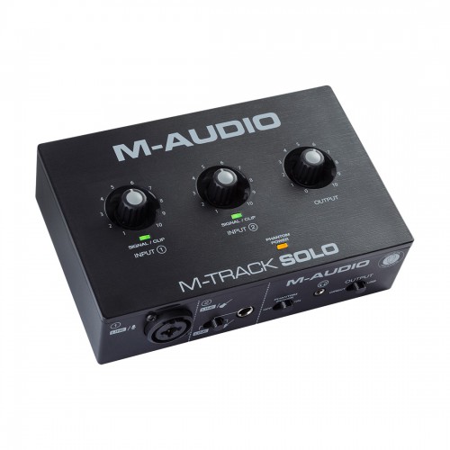 Interface Audio por USB M-Audio M-Track Solo angle