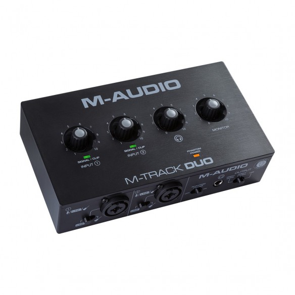 Interface Audio por USB M-Audio M-Track Duo angle