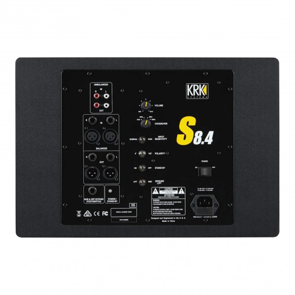 Subgrave Estudio Activo KRK S8.4 rear