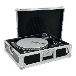 Maleta para Platos Giradiscos  Roadinger Turntable Case Tour Pro Black angle 2