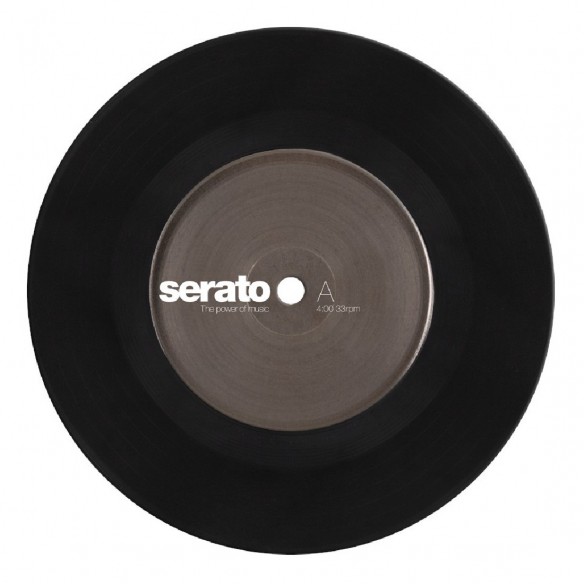 Vinilo/CD Código de Tiempo  Serato Standard Colors 7" Black (Pareja)