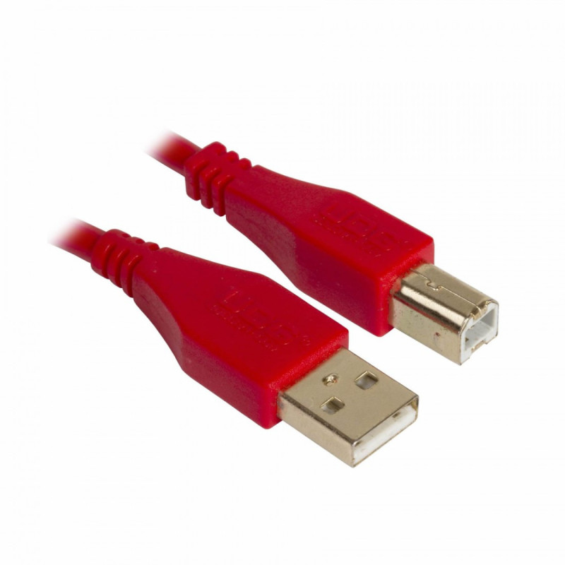 UDG Ultimate Audio Cable USB 2.0 A-B Red Straight 1m (USB A/M-USB B/M)