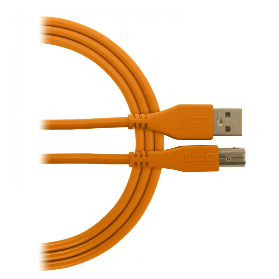 UDG Ultimate Audio Cable USB 2.0 A-B Orange Straight 1m (USB A/M-USB B/M)