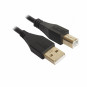 UDG Ultimate Audio Cable USB 2.0 A-B Black Straigh 2m (USB A/M-USB B/M)