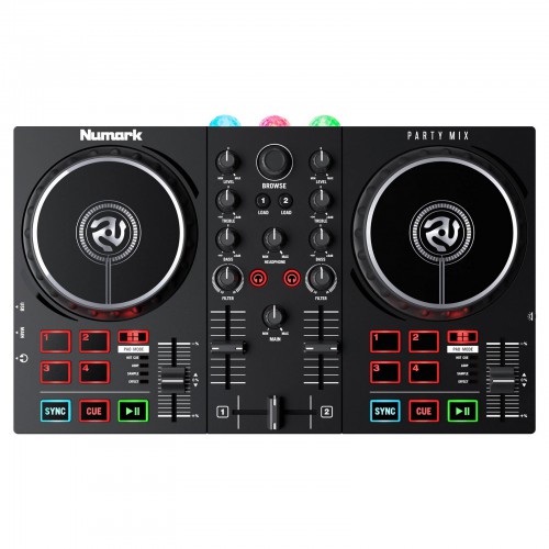 Controlador DJ 2 Canales Numark Party Mix II top