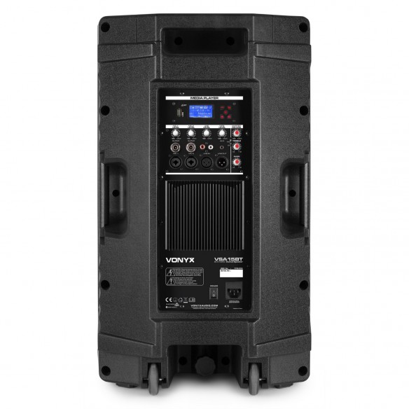 Altavoz Activo Full-Range Vonyx VSA15BT (Bluetooth) rear
