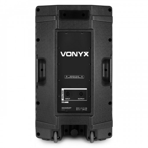 Sistema PA Completo Activo Vonyx VSA150S (Bluetooth) unit-pasive-rear