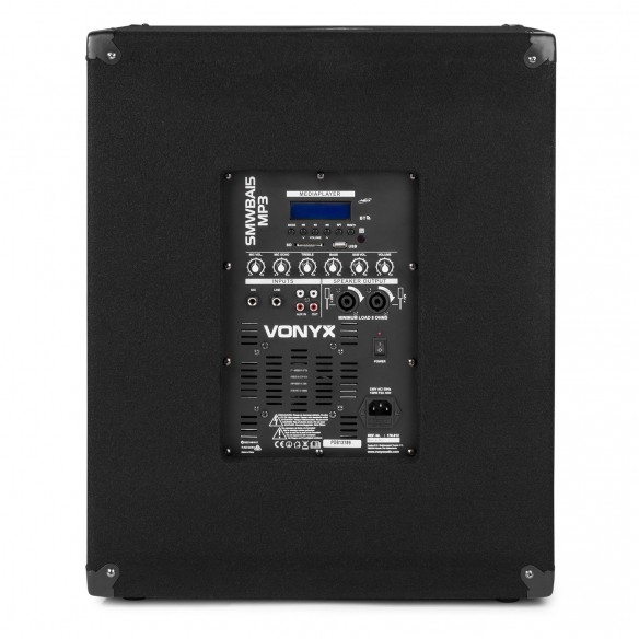 Subgrave Activo Vonyx SMWBA15MP3 (Bluetooth) rear