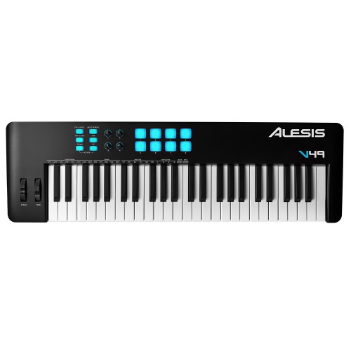 Teclado Controlador MIDI USB 49 Teclas Alesis V49 MKII top