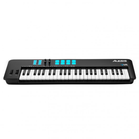 Teclado Controlador MIDI USB 49 Teclas Alesis V49 MKII front