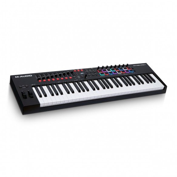 Teclado MIDI 61 Teclas M-Audio Oxygen Pro 61 angle