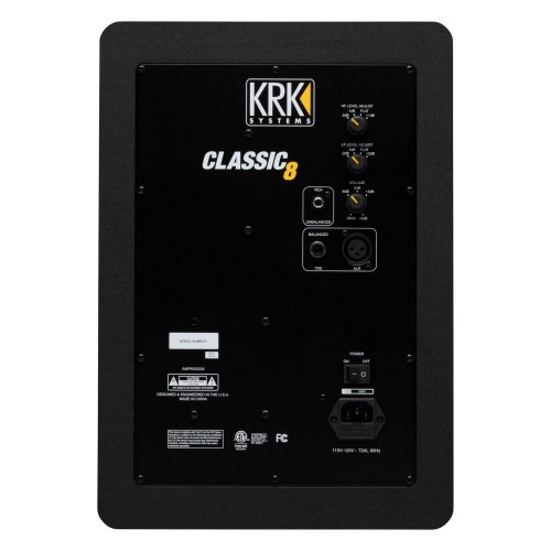 Monitor de Estudio Activo KRK Classic 8 Limited Edition rear