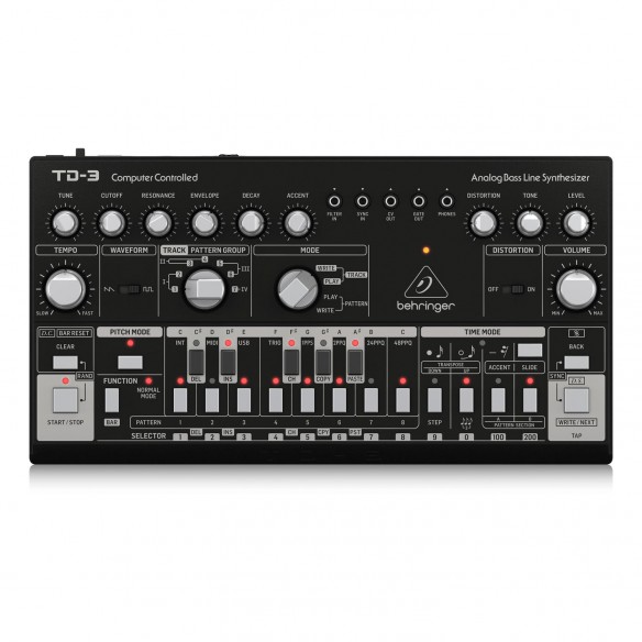 Sintetizador Behringer TD-3-BK top