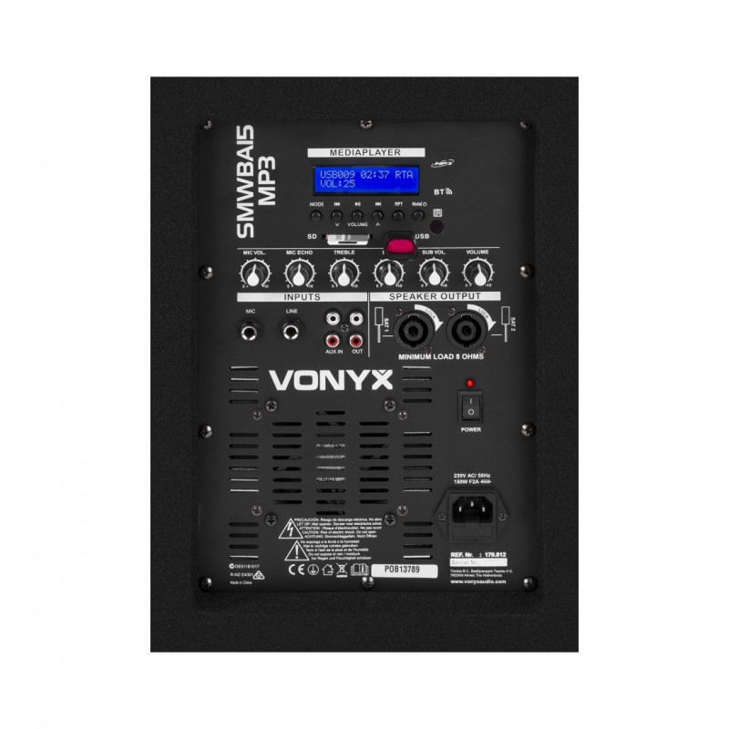 Vonyx SMWBA15MP3 (Bluetooth)