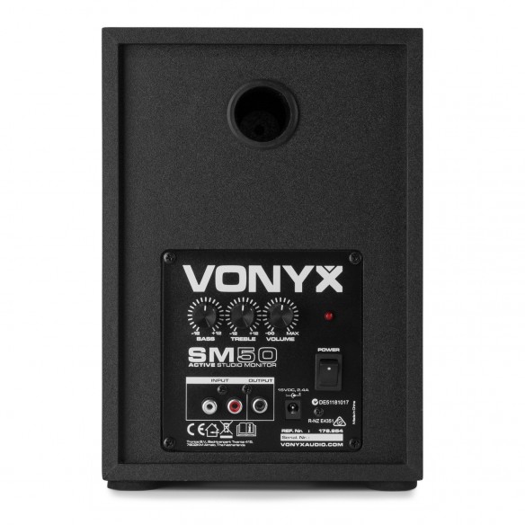 Monitores de Estudio Activos Vonyx SM50 (Pareja) rear