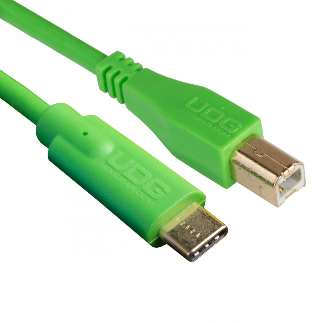 UDG Ultimate Audio Cable USB 2.0 C-B Green Straight 1.5m (USB C/M-USB B/M)