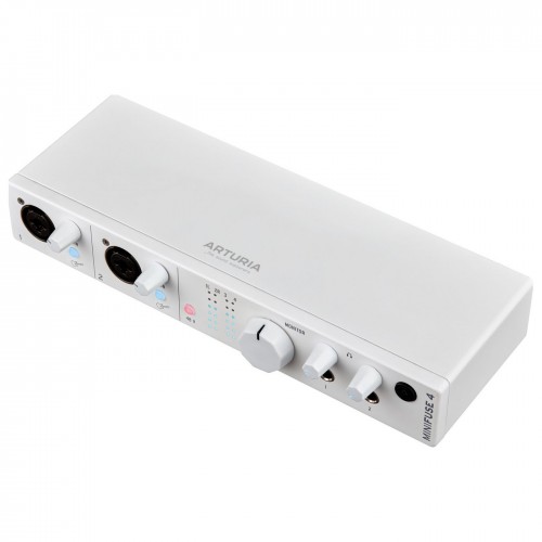 Interface Audio por USB Arturia MiniFuse 4 White angle