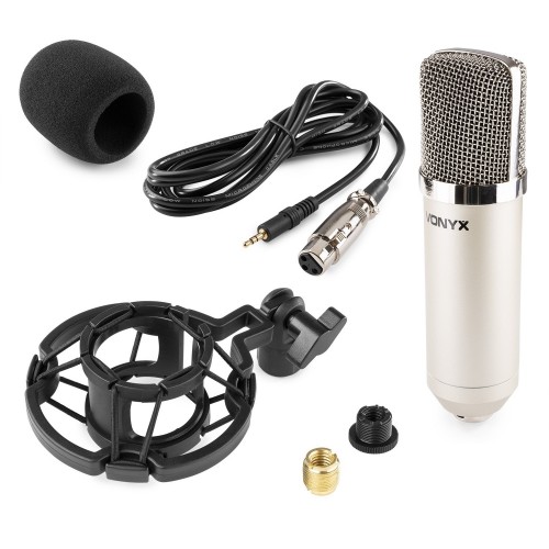 Micrófono de Condensador Vonyx CM400 (Silver) detail