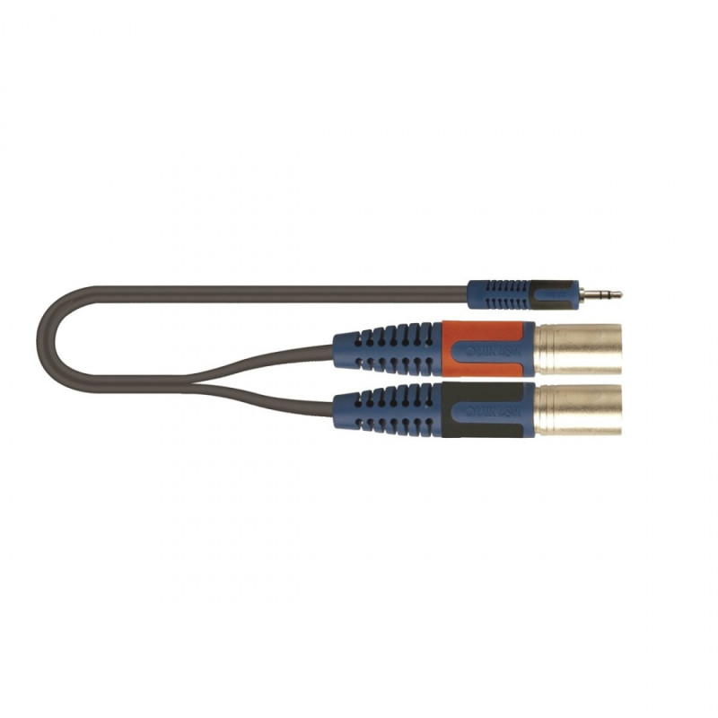 Quik Lok RKSA/192-2 (Minijack/M Stereo-2 XLR/M)