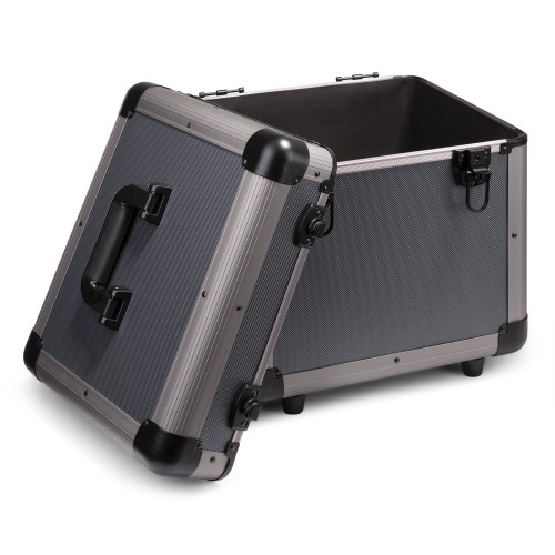 Maleta para Discos Vinilo Power Dynamics RC100 Titanium open-detail